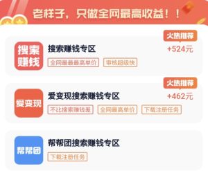 豆豆钻搜索赚钱